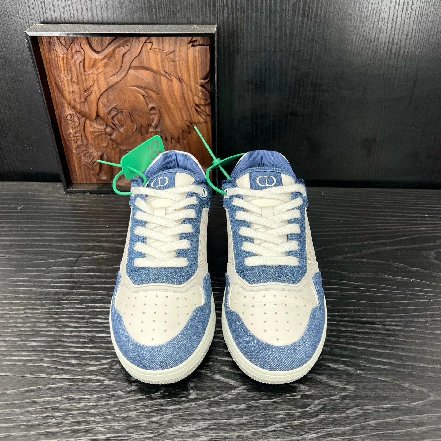 Dior Dior B27 Denim White & Blue 99 New 40 Size US 7 / EU 40 - 5 Thumbnail