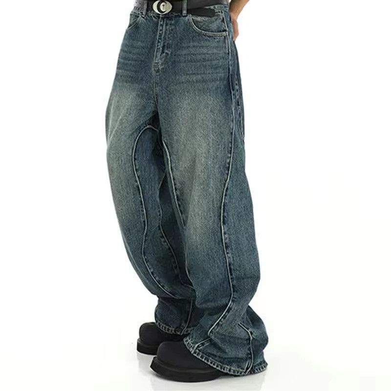 Japanese Brand High-end Curve Splicing Jeans Size US 30 / EU 46 - 4 Thumbnail