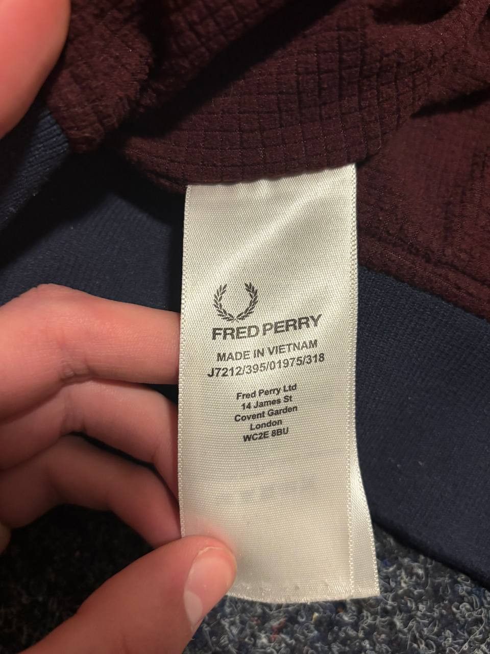 Fred Perry RARE FRED PERRY DARK BLUE NYLON VINTAGE BOMBER ZIP JACKET Size US XL / EU 56 / 4 - 8 Thumbnail