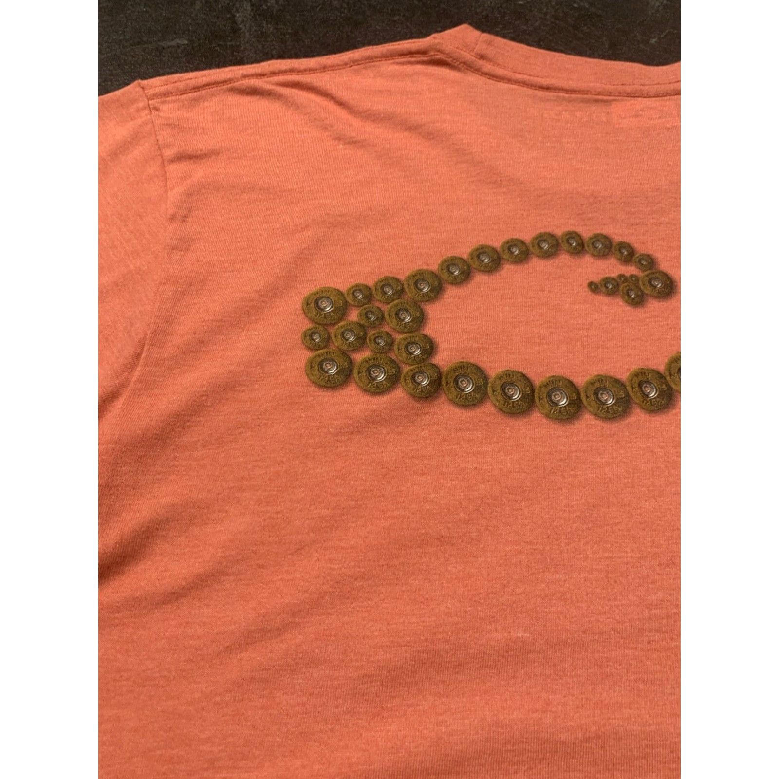 Vintage Drake Men T-Shirt Peach Large Short Sleeve Logo Crew Neck Cotton Regular Fit Size US L / EU 52-54 / 3 - 5 Thumbnail