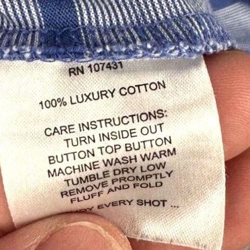 Vintage Linksoul Polo Shirt Mens XL Blue Wide Pinstripe Luxury Cotton Rugby Walking Collared Tempus Fugit Size US XL / EU 56 / 4 - 4 Thumbnail