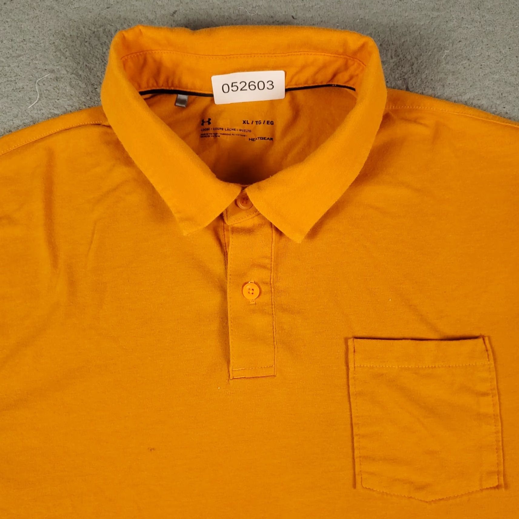Under Armour Under Armour Polo Shirt Mens XL Orange Cotton Golf Casual Short Sleeve Classic Logo Size US XL / EU 56 / 4 - 2 Thumbnail