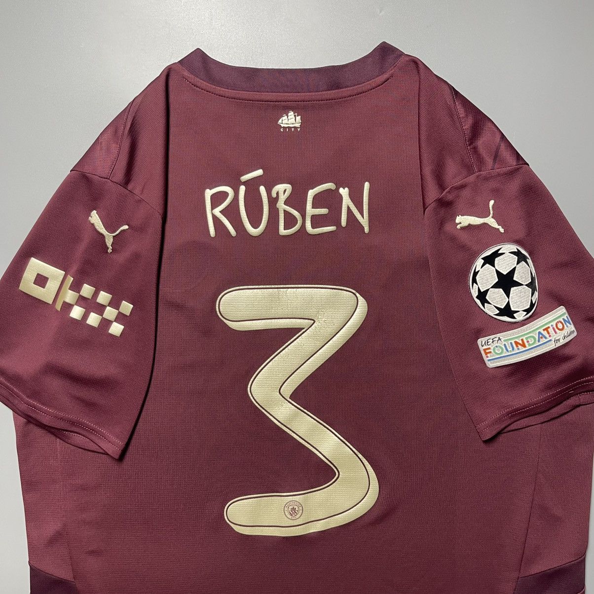 Puma MAN CITY PUMA 2024/2025 FOOTBALL THIRD JERSEY #3 RUBEN DIAS Size US XL / EU 56 / 4 - 11 Thumbnail