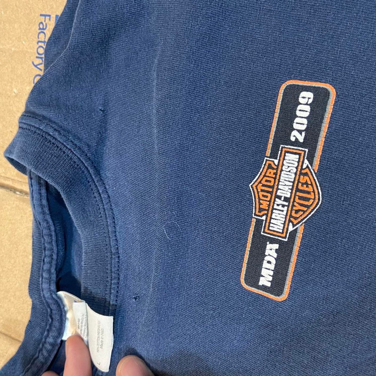 Harley Davidson 2000s 2009 harley davison tee Size US L / EU 52-54 / 3 - 4 Thumbnail