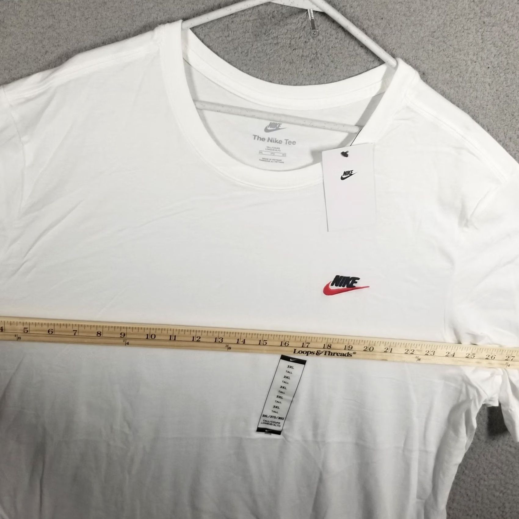 Nike Nike Sportswear Club Logo T-Shirt White 3XLT Men Large Tall Casual NWT Cotton Crew Neck Short Sleeve Clothing Black Friday Limited? Size US XXL / EU 58 / 5 - 6 Thumbnail