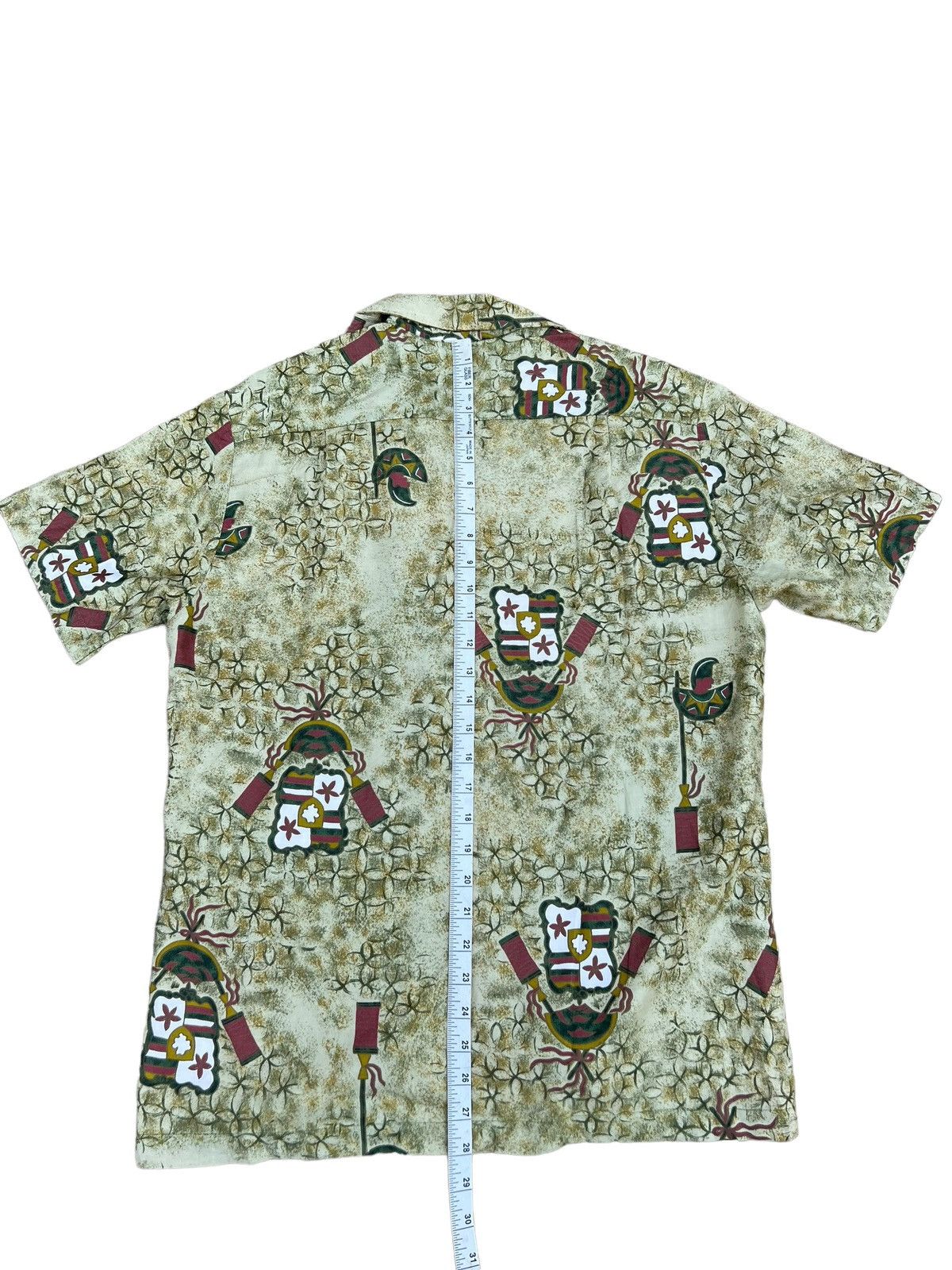 Vintage RARE! Vintage 60s Royal Hawaiian King Kamehameha Aloha Shirt Size US M / EU 48-50 / 2 - 4 Thumbnail