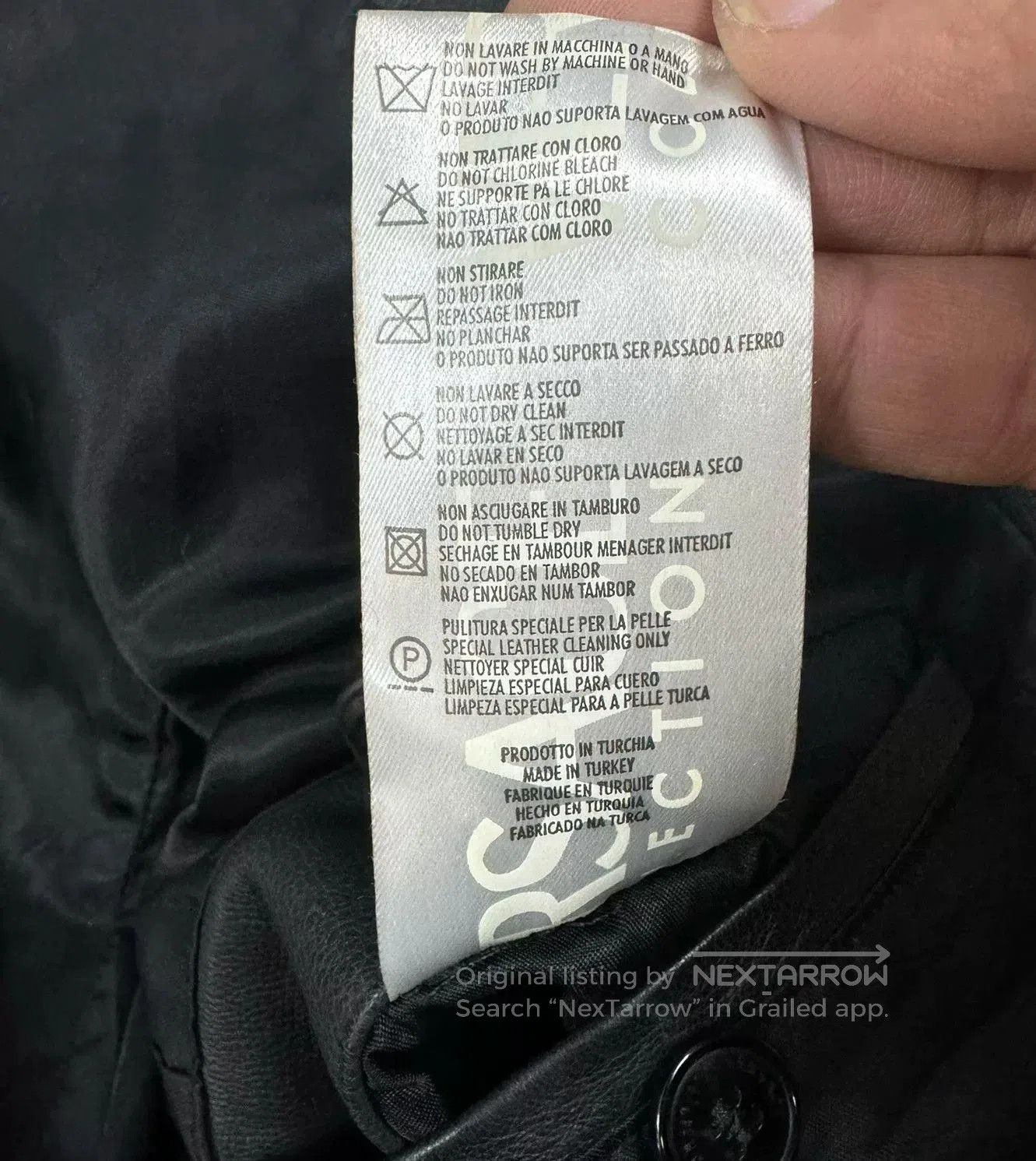 Versace Versace Leather Studded Men's Jacket. Size US S / EU 44-46 / 1 - 6 Thumbnail