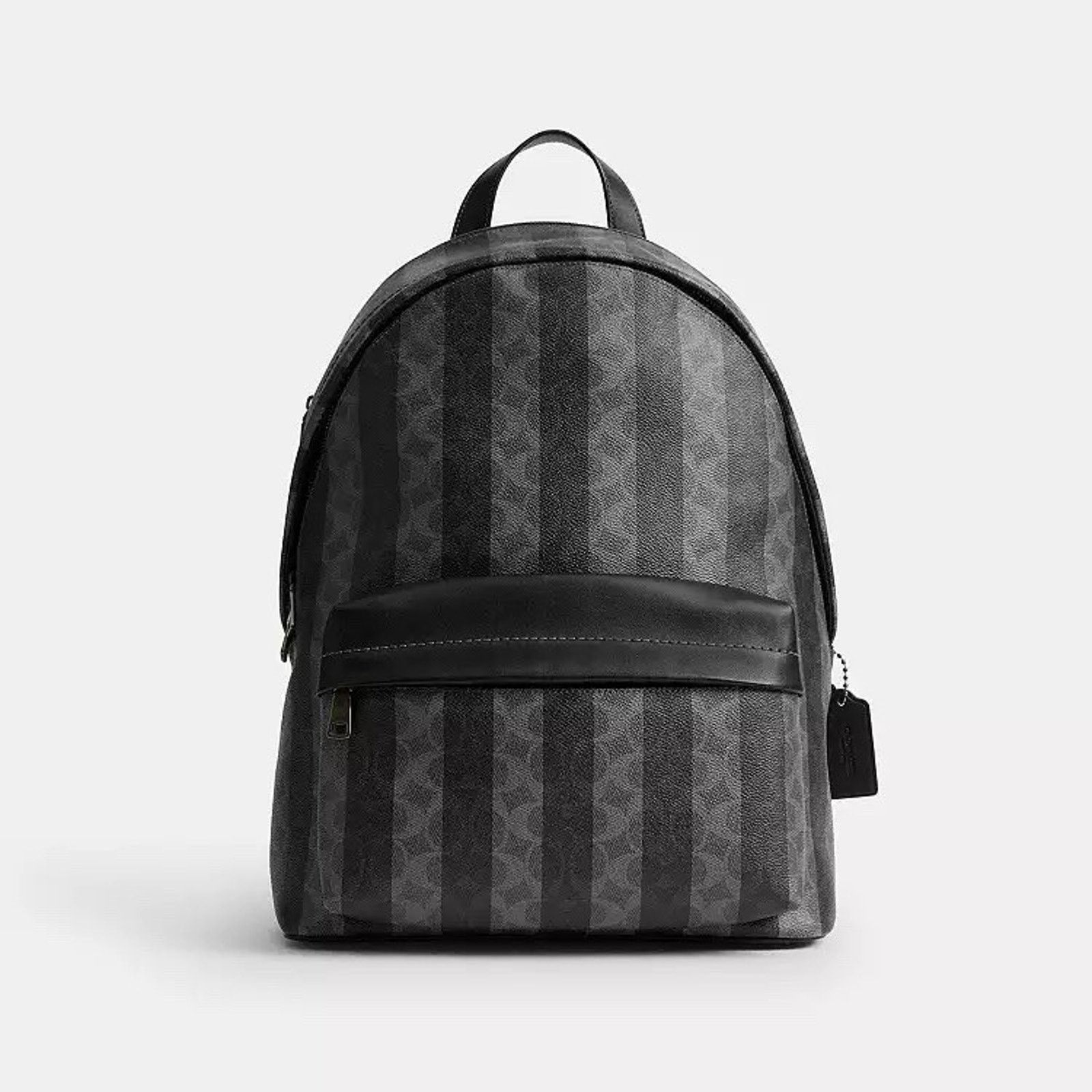 Coach NWT Coach Taylor Backpack Stripes Gunmetal/Black/Grey CDX88 Size ONE SIZE - 8 Thumbnail