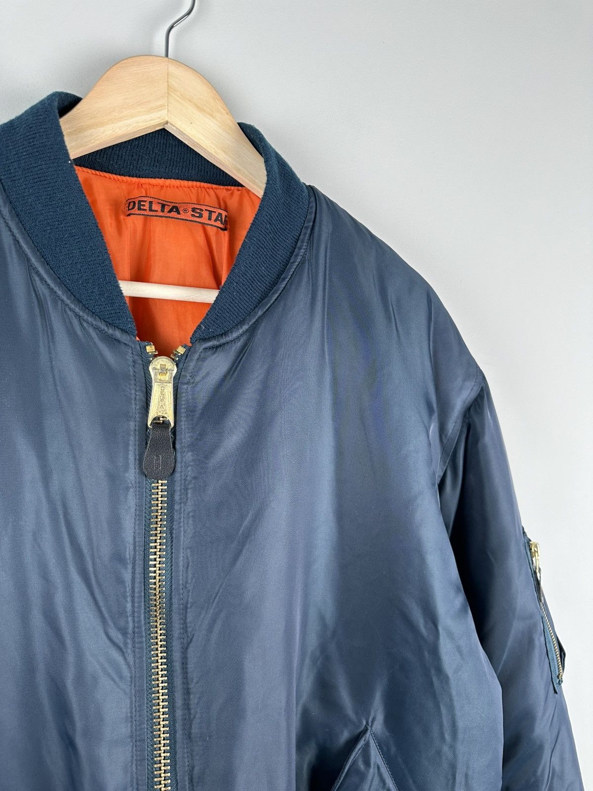 Delta × Japanese Brand Y2k Delta Bomber Jacket Oversized Size US L / EU 52-54 / 3 - 6 Thumbnail