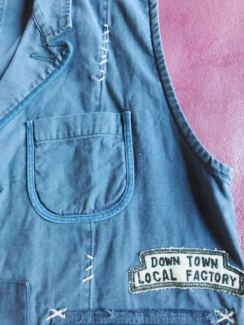 Visvim Artisan Denim Vest with Unique Patchwork Details-2506 Size US L / EU 52-54 / 3 - 4 Thumbnail