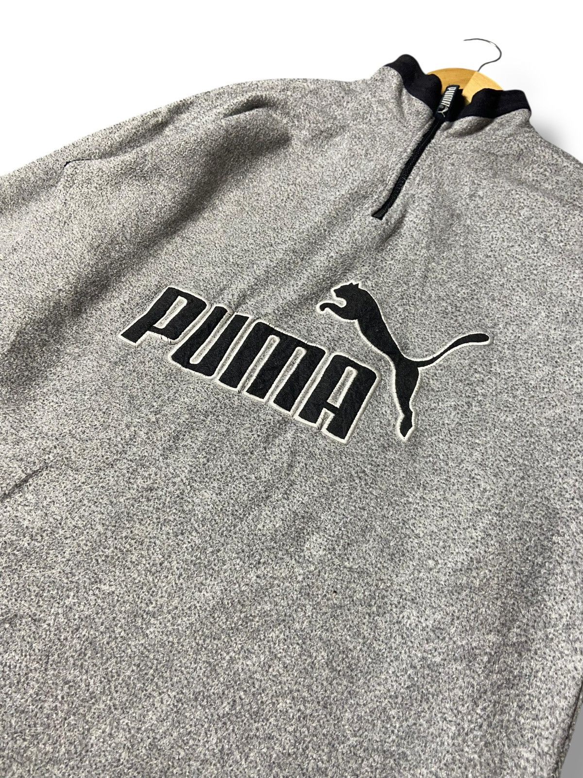 Puma Puma Big Logo Half Zipper Fleece Jacket (145) Size US XS / EU 42 / 0 - 3 Thumbnail