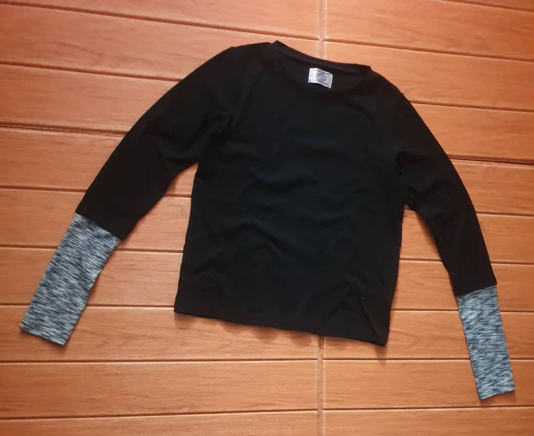 Japanese Brand Mahara modern longsleeve black Shirt Size L / US 10 / IT 46 - 4 Thumbnail
