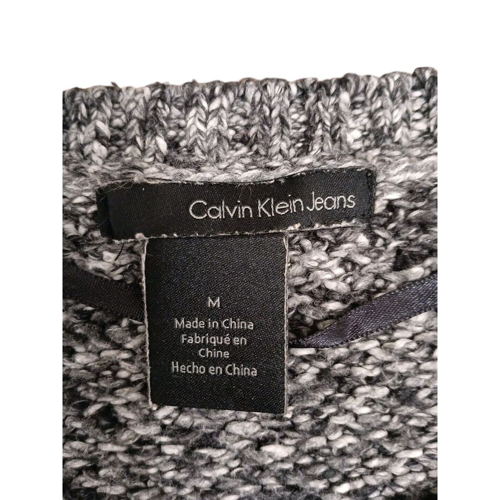 Calvin Klein Calvin Klein Sweater Women’s Size M Gray HI-LO 3/4 Sleeve Size M / US 6-8 / IT 42-44 - 13 Thumbnail