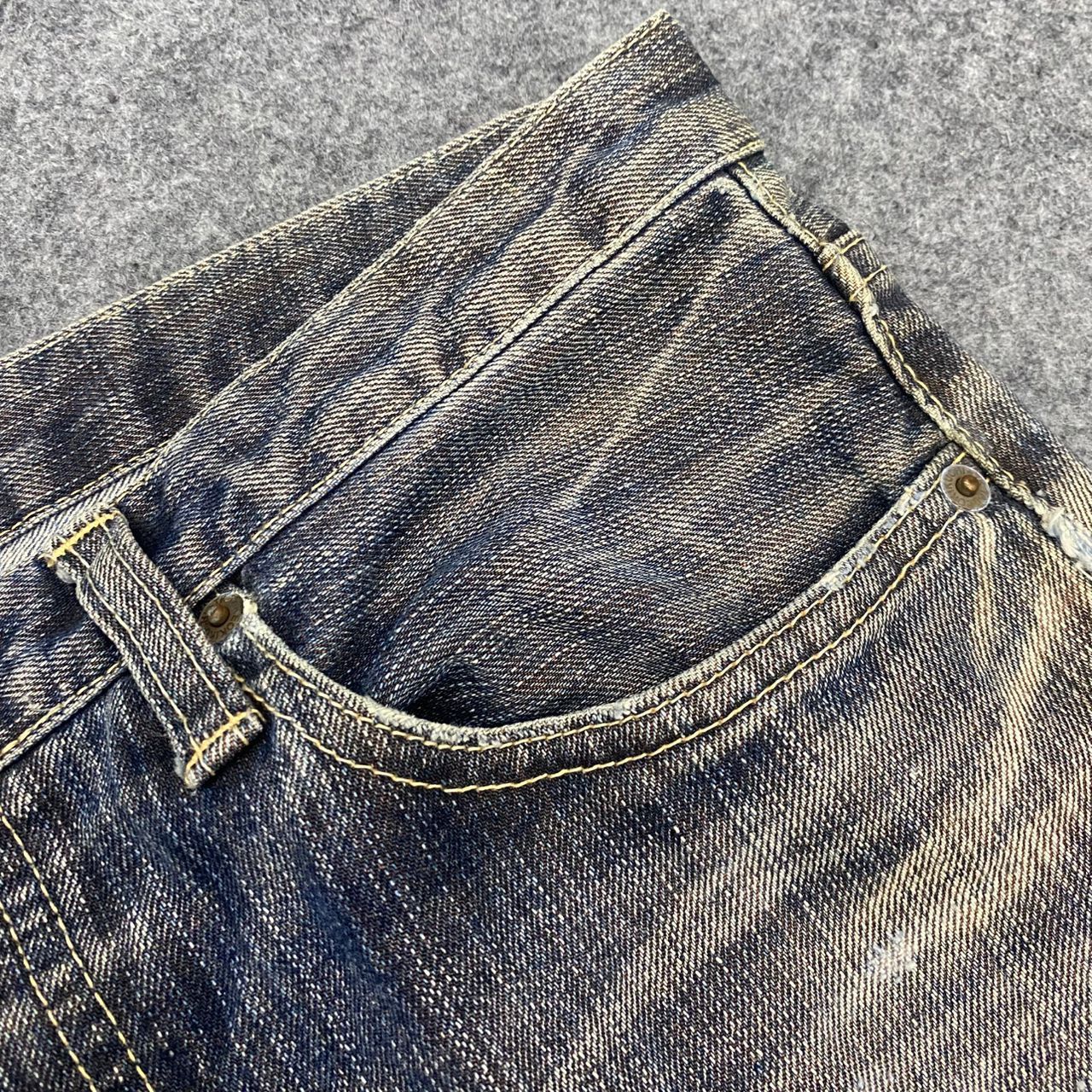 If Six Was Nine 💥Best Offer💥Vintage Takeo Kikuchi Distressed Denim Size US 33 - 9 Thumbnail