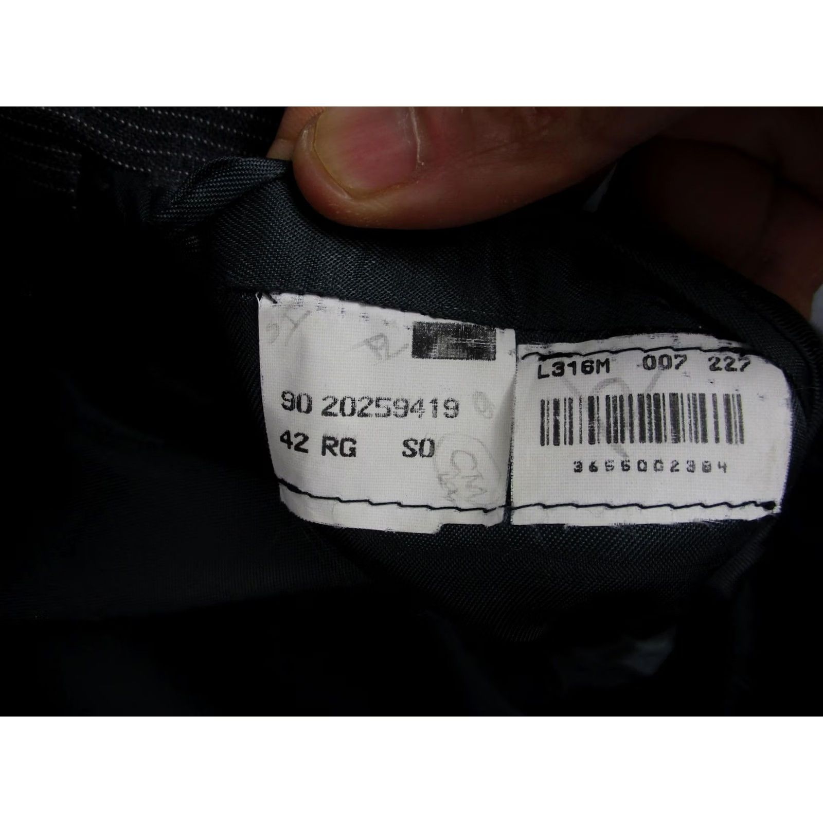 Brooks Brothers Brooks Brothers Suit Jacket Mens 42R Gray Pinstripe Wool 3 Button Size 42R - 6 Thumbnail
