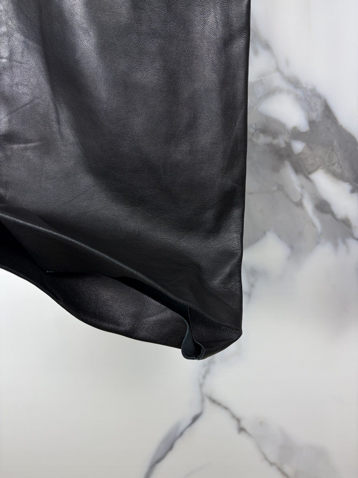 Gucci Gucci Tom Ford Vintage Black Leather Pants Trousers Size US 28 / EU 44 - 6 Thumbnail