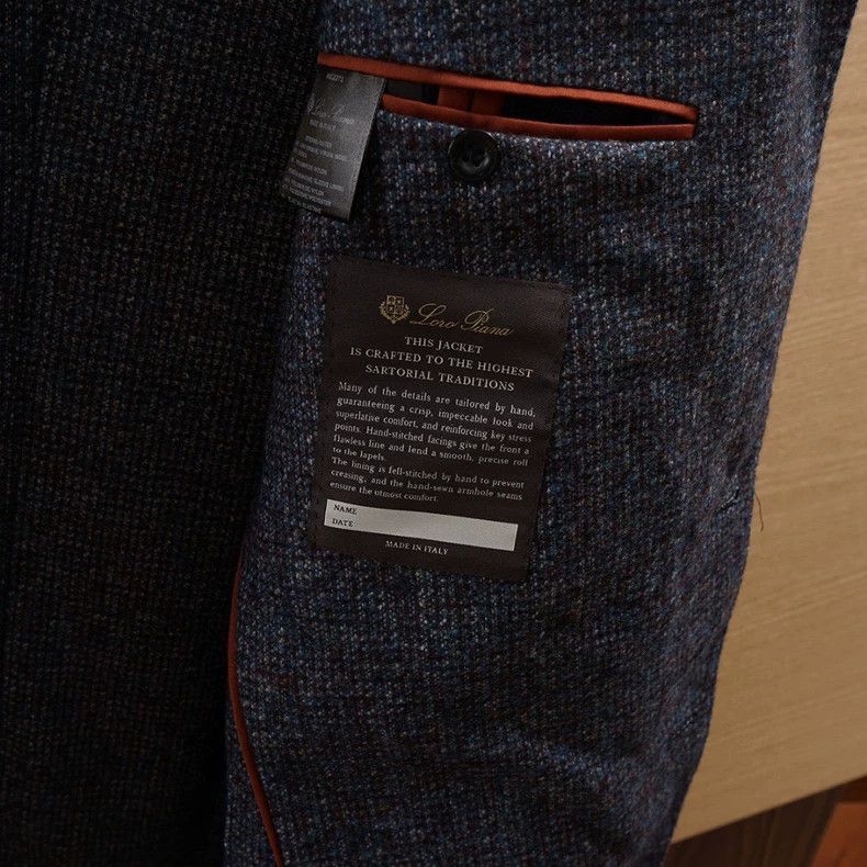 Loro Piana LORO PIANA Men's single west 59 small wool 33 alpaca Size 54R - 7 Thumbnail