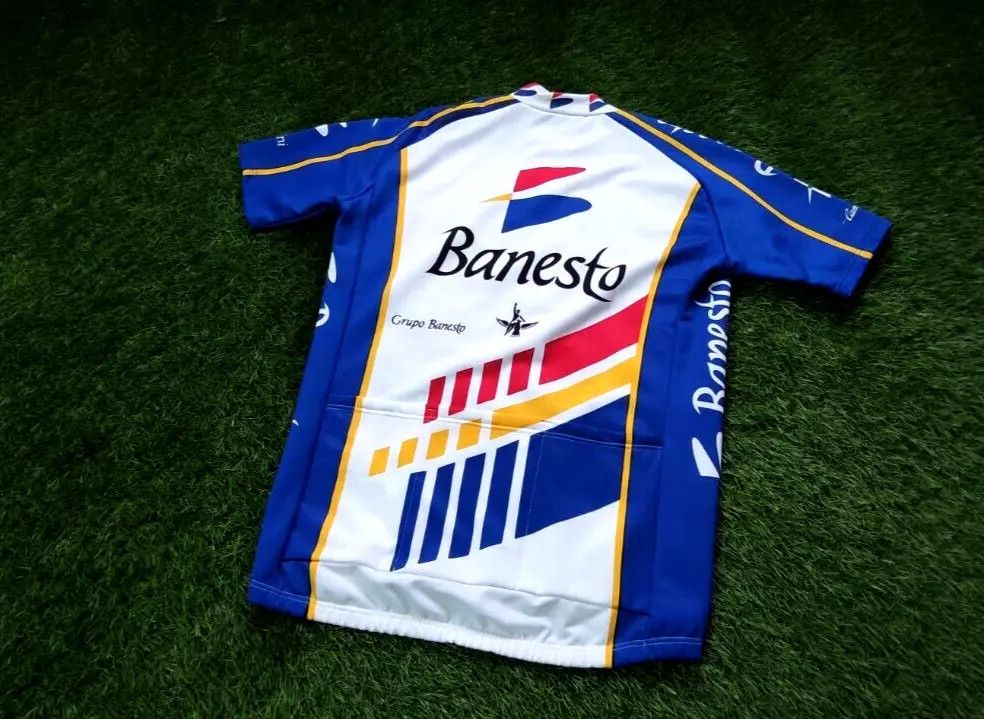 Other VINTAGE NALINI CYCLING BANESTO SHIRT JERSEY CAMPAGNOLO RETRO Size US L / EU 52-54 / 3 - 8 Thumbnail