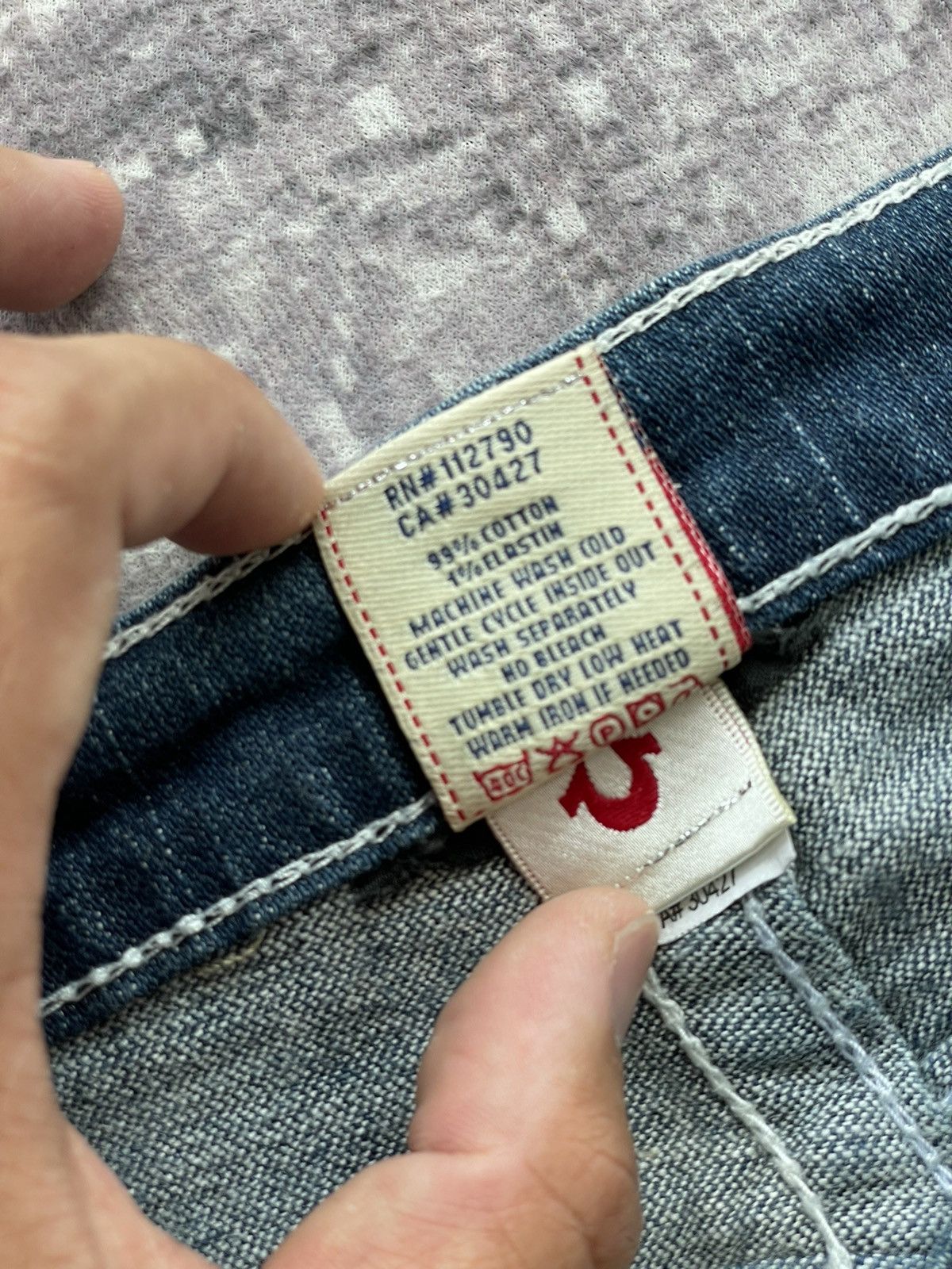 True Religion True Religion Straight Denim Pants Size US 29 - 7 Thumbnail