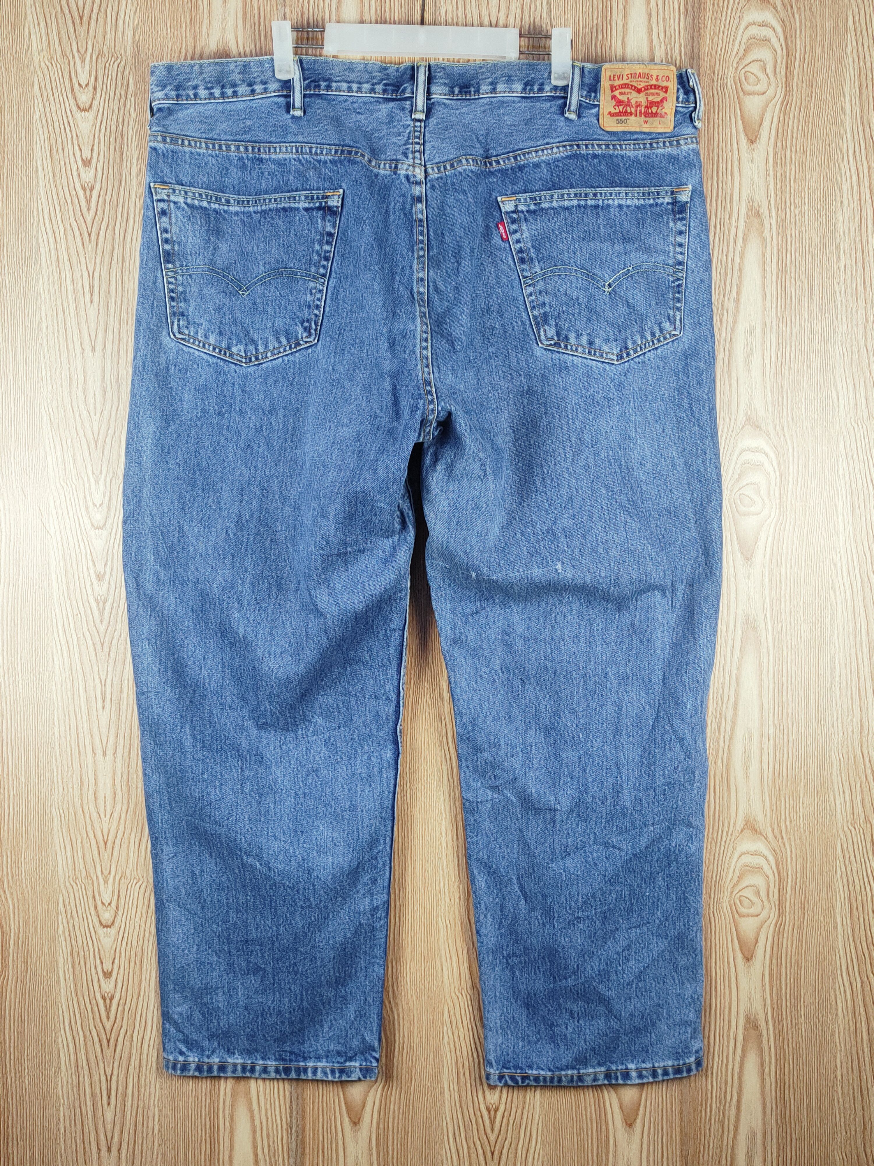 Levi's *waist 46inc* Levi's Blue Distressed Ripped Jeans #S2715 Size US 44 / EU 60 - 7 Thumbnail