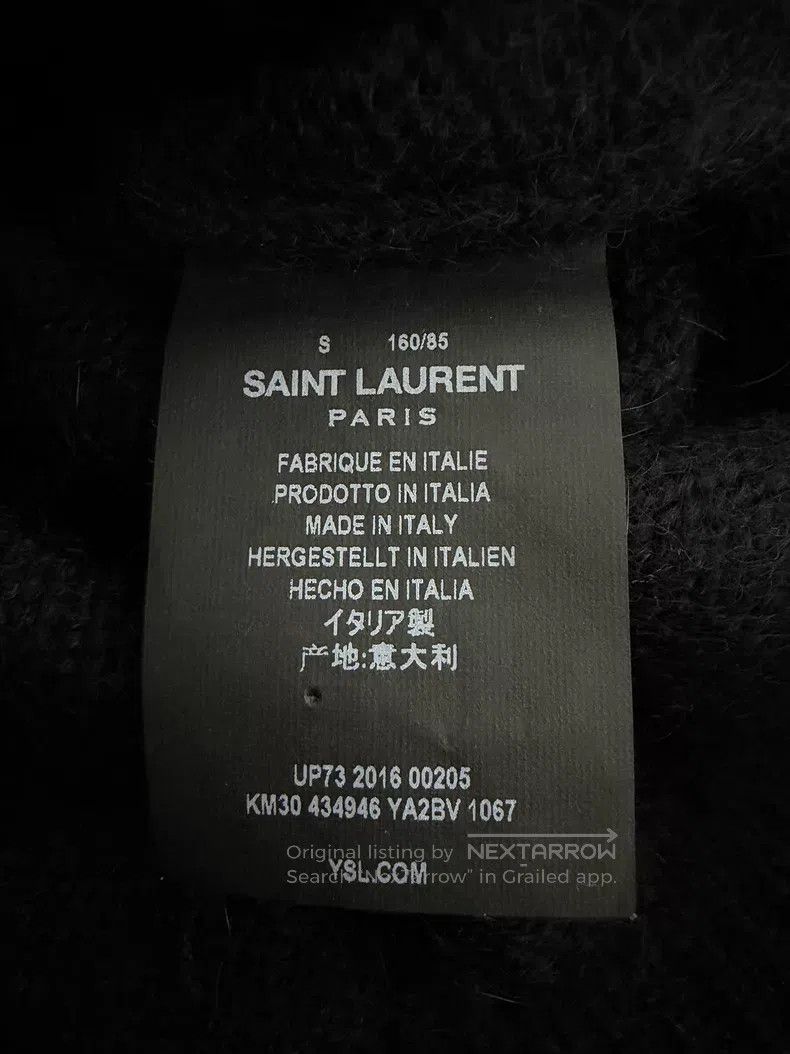 Saint Laurent Paris Saint Laurent Paris Black High-neck Rhinestone Starry Moha Size US S / EU 44-46 / 1 - 6 Thumbnail