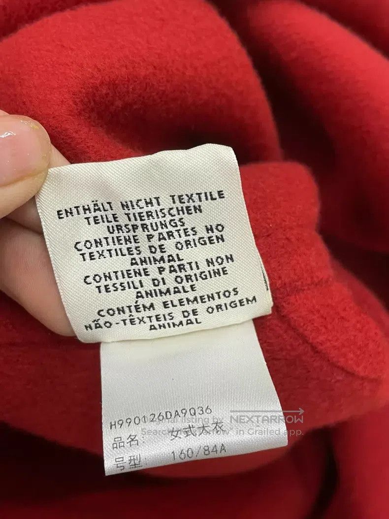 Hermes Hermes Red Collar Tie Cashmere Coat Size XS / US 0-2 / IT 36-38 - 6 Thumbnail