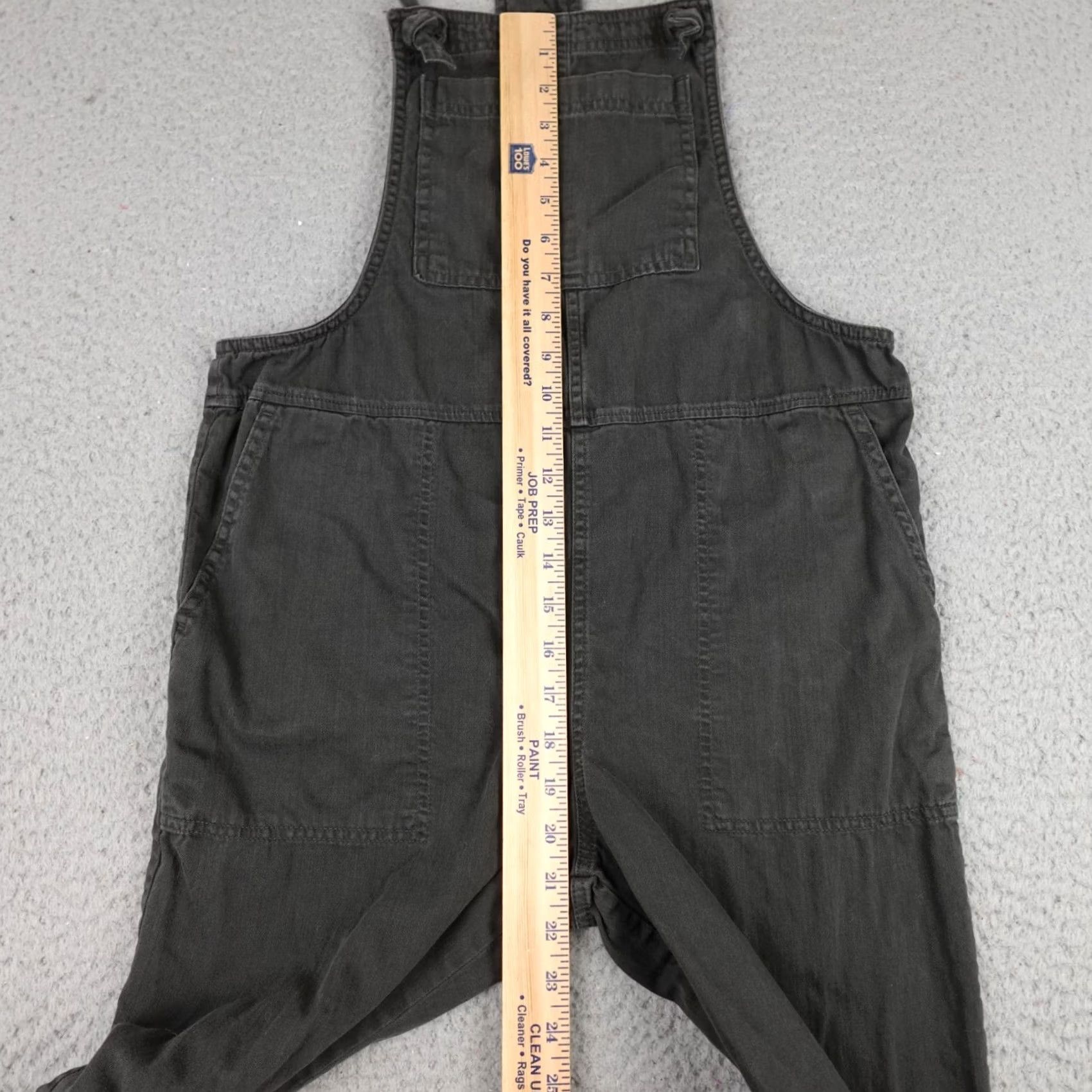 Vintage Aerie Overalls Womens XS Black Denim Straight Leg Adjustable Strap Relaxed Y2K Size 26" / US 2 / IT 38 - 7 Thumbnail