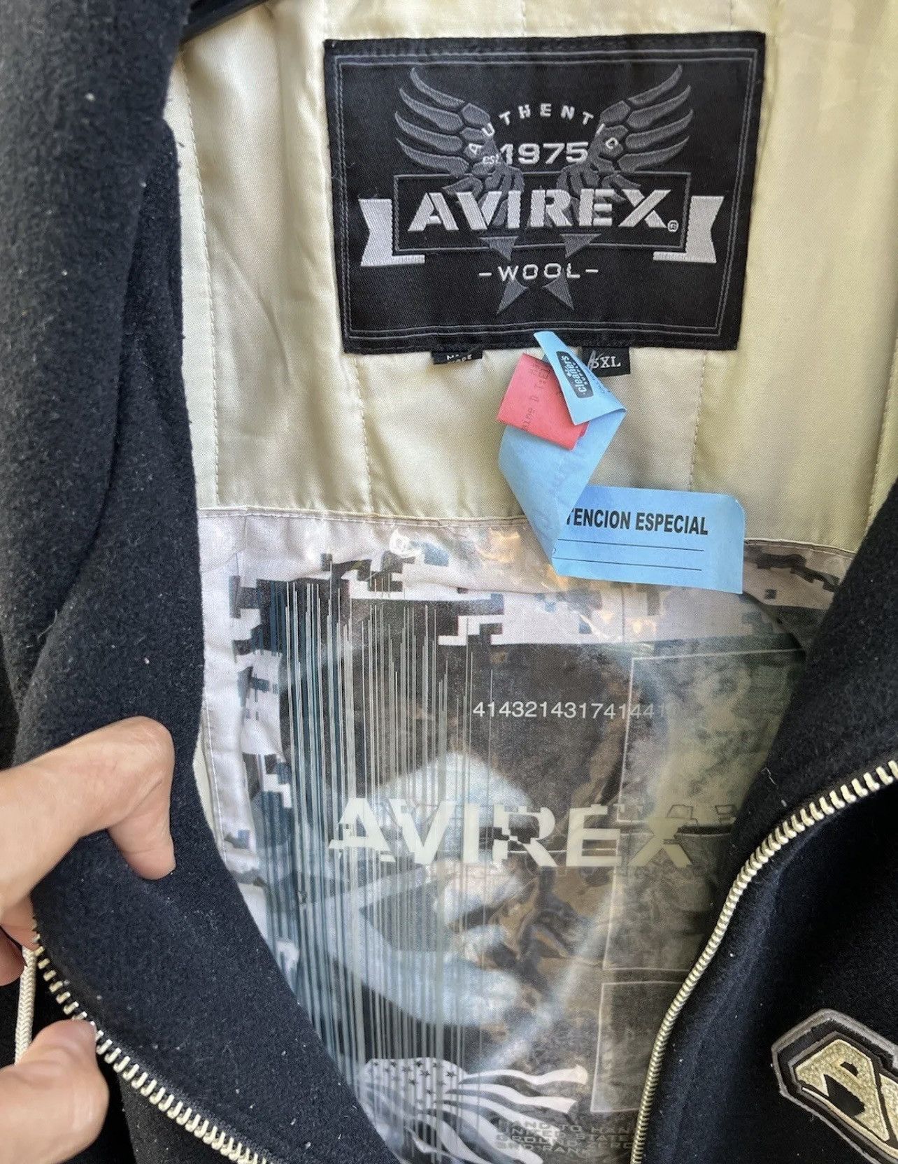 Avirex Vintage 90s Avirex Wool Jacket Size US XXL / EU 58 / 5 - 3 Thumbnail