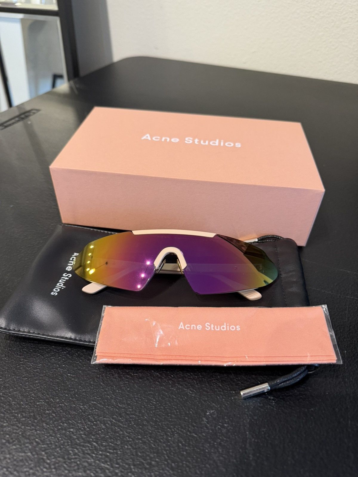 Acne Studios ACNE STUDIOS BORNT PINK / MULTI Size ONE SIZE - 2 Thumbnail