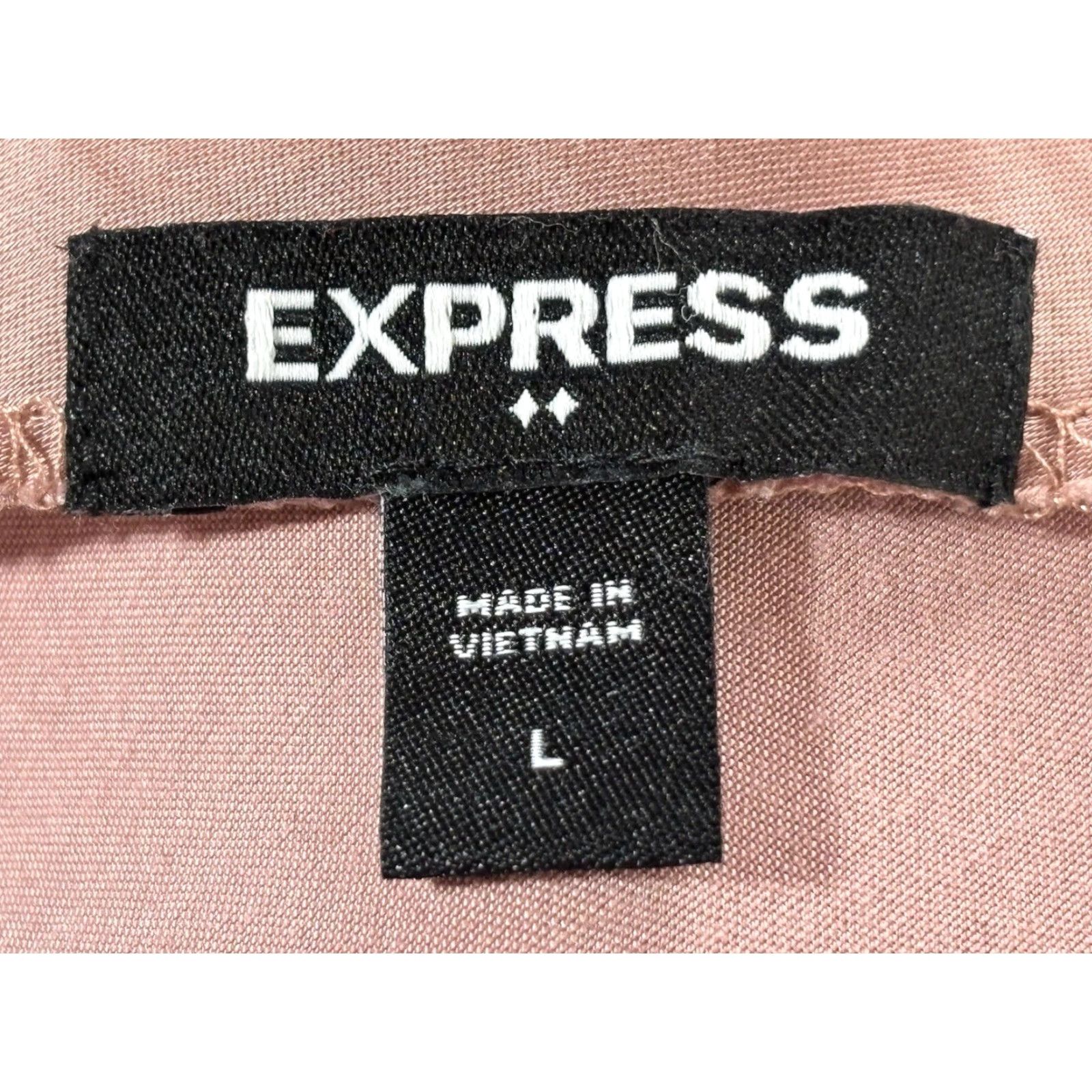 Express VINTAGE? (No) Express Satin Cowl Neck Slip Dress L Pink Midi Cocktail Party Womens Size L / US 10 / IT 46 - 6 Thumbnail