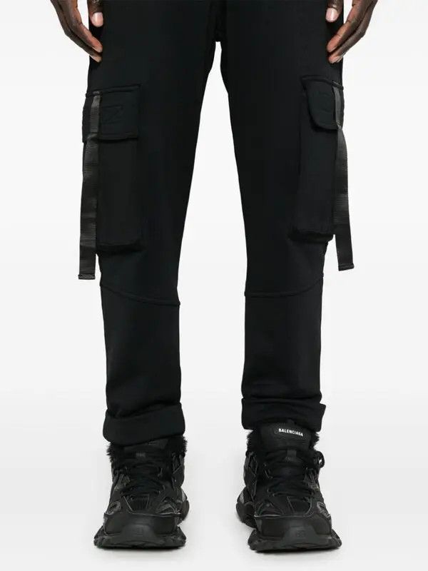 Balmain o1s1wg111025 Logo Lettering Cargo Pants in Black Size US 32 / EU 48 - 5 Thumbnail