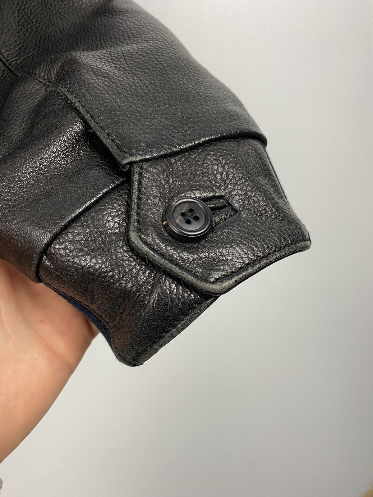 Hugo Boss Kapraun Lamm Nappa Leather Jacket Luxury Size US L / EU 52-54 / 3 - 12 Thumbnail