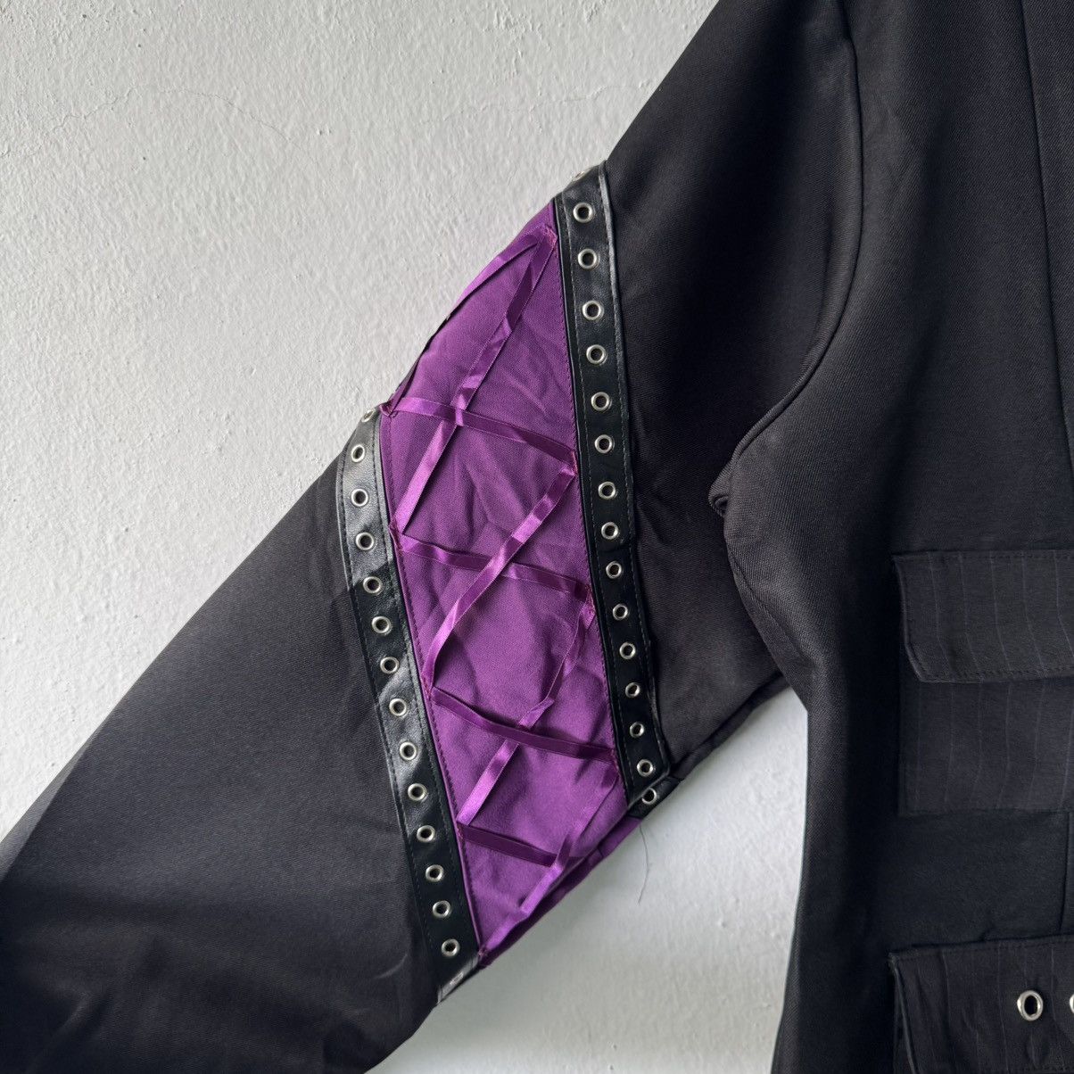 If Six Was Nine Unbrand Gothic Cyber Punk Emo asymmetrical Jacket Size US M / EU 48-50 / 2 - 7 Thumbnail