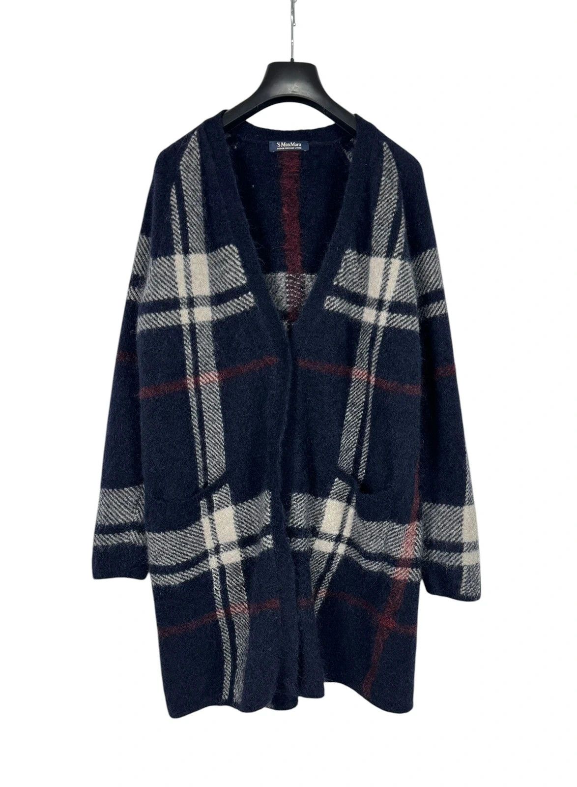 Max Mara S’ Max Mara Wool Mohair Cardigan Plaid size S Size S / US 4 / IT 40 - 10 Thumbnail