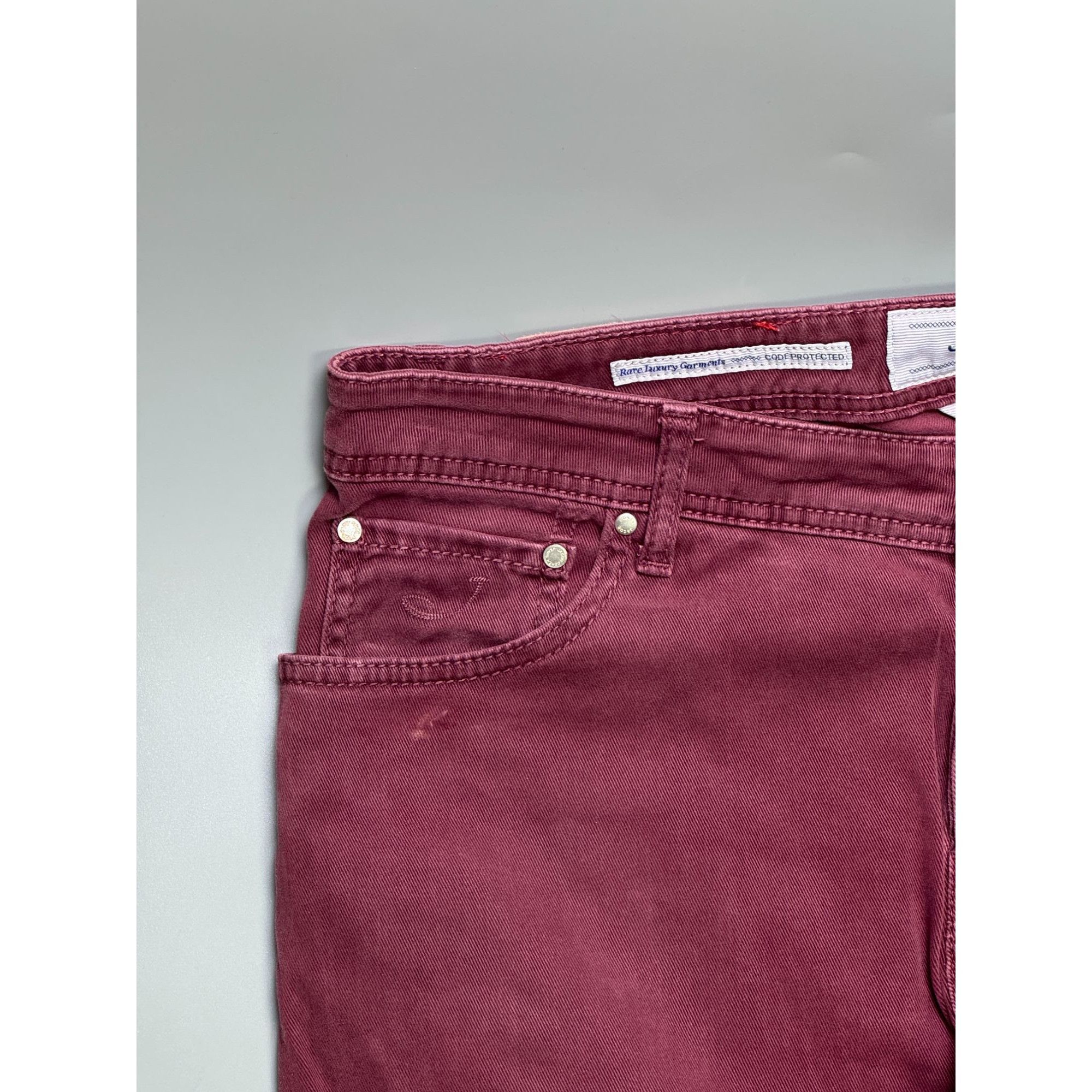 Jacob Cohen Jacob Cohen Red Denim Jeans Pants (Y1104) Size US 35 - 3 Thumbnail
