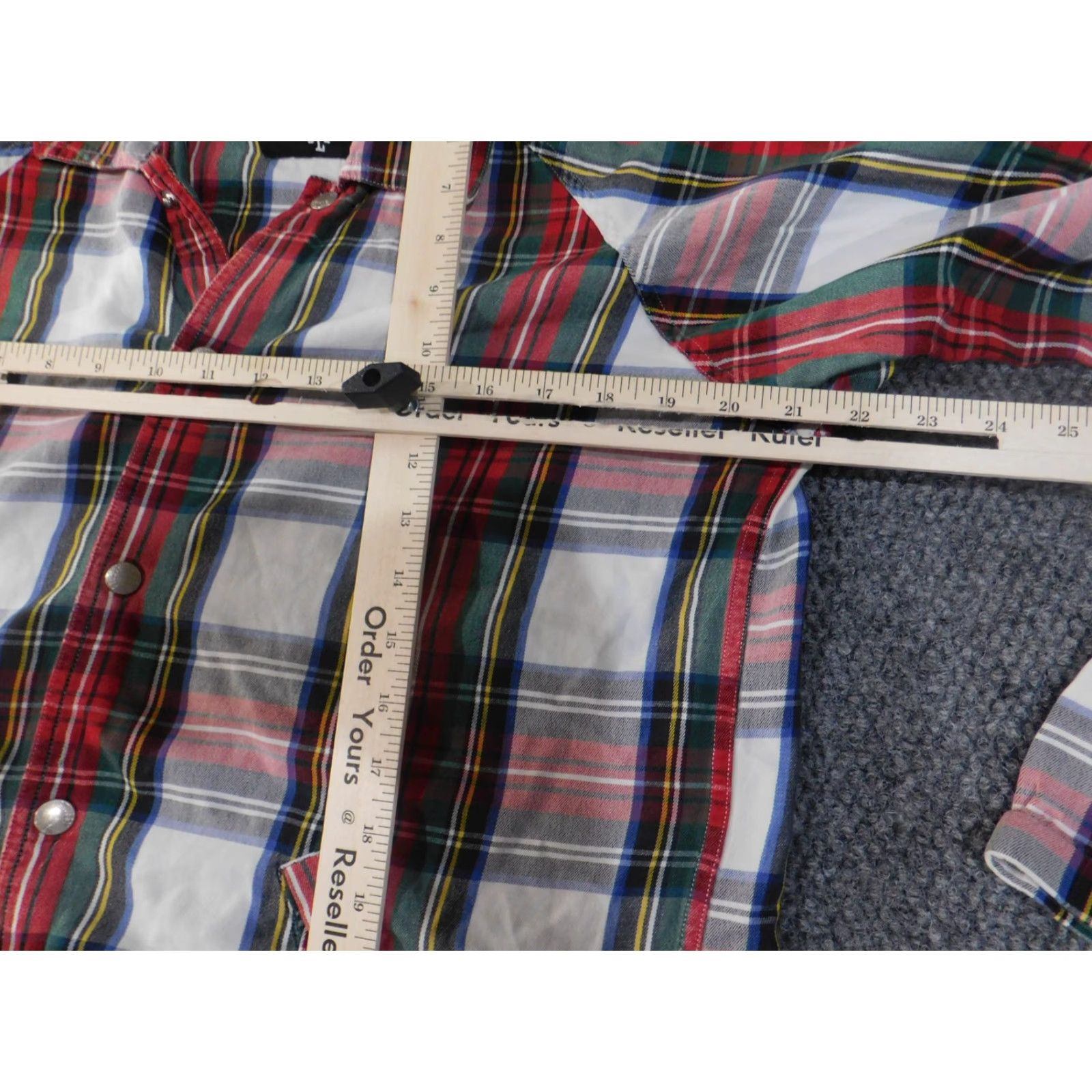 Vintage VINTAGE Stussy Jacket Mens L Red Green Plaid Cotton Button Up Shirt Y2K Size US L / EU 52-54 / 3 - 7 Thumbnail