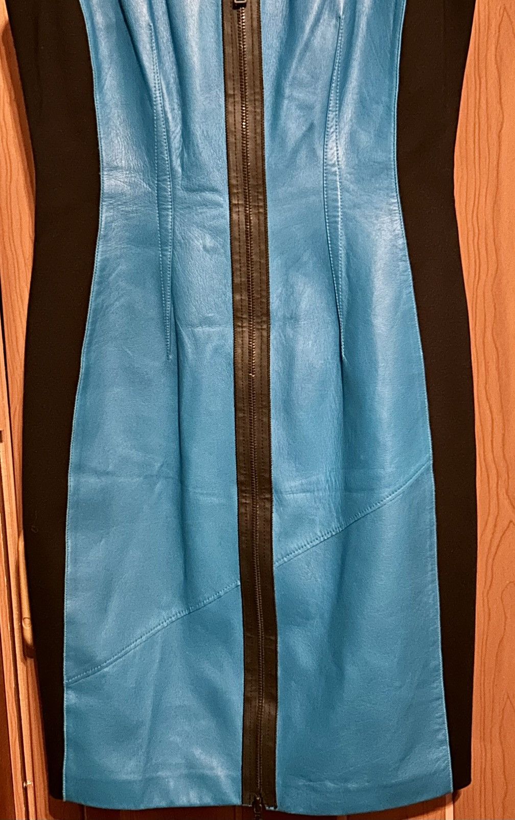 Elie Tahari Elle Thari Mila lambskin leather dress Size M / US 6-8 / IT 42-44 - 3 Thumbnail