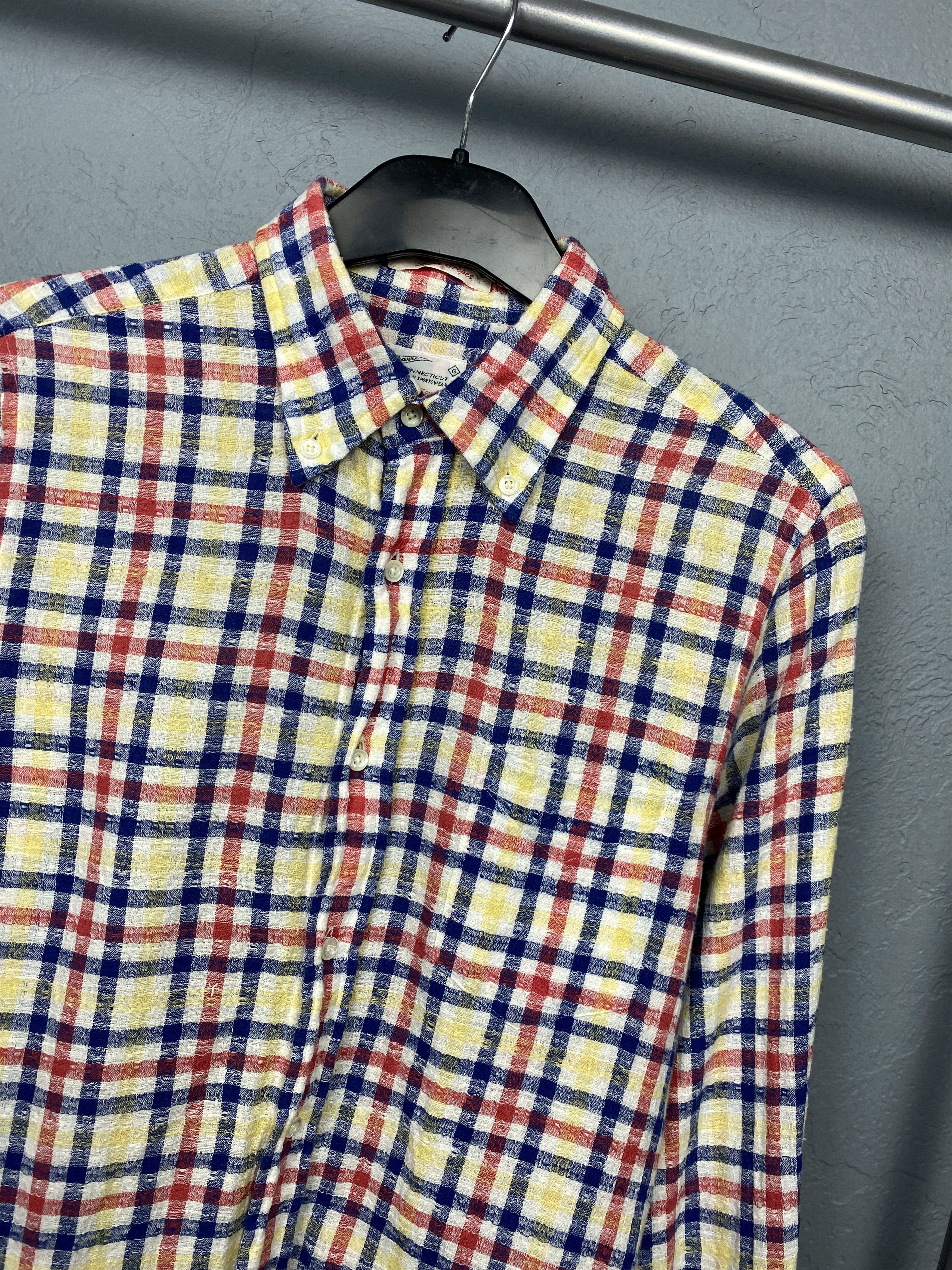 Gant Gant Vintage Mens Linen Crepe Long Sleeve Shirt Size US S / EU 44-46 / 1 - 2 Thumbnail
