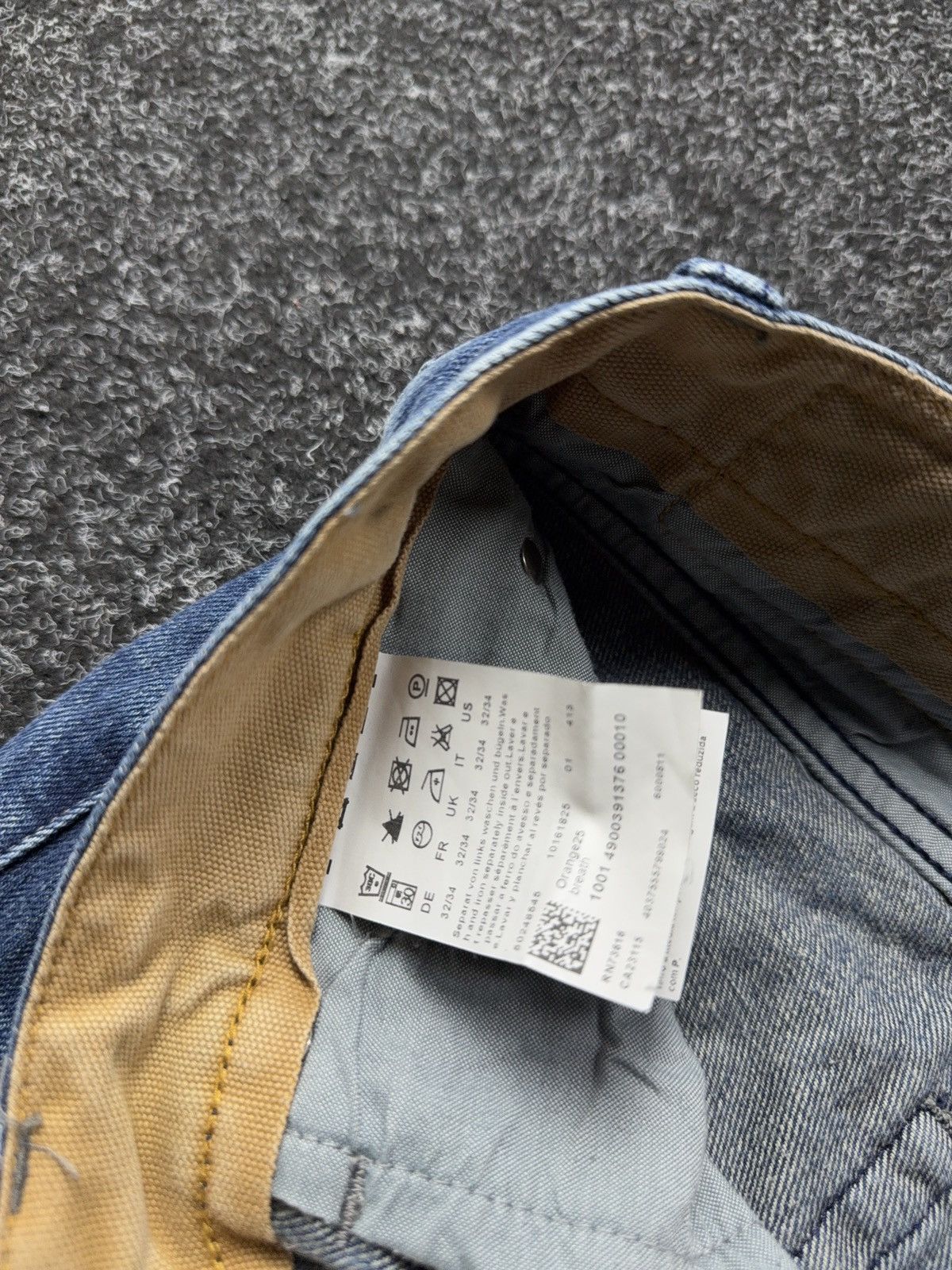 Hugo Boss Luxury Y2K Distressed Vintage Hugo Boss Orange Jeans Blue Size US 31 - 9 Thumbnail