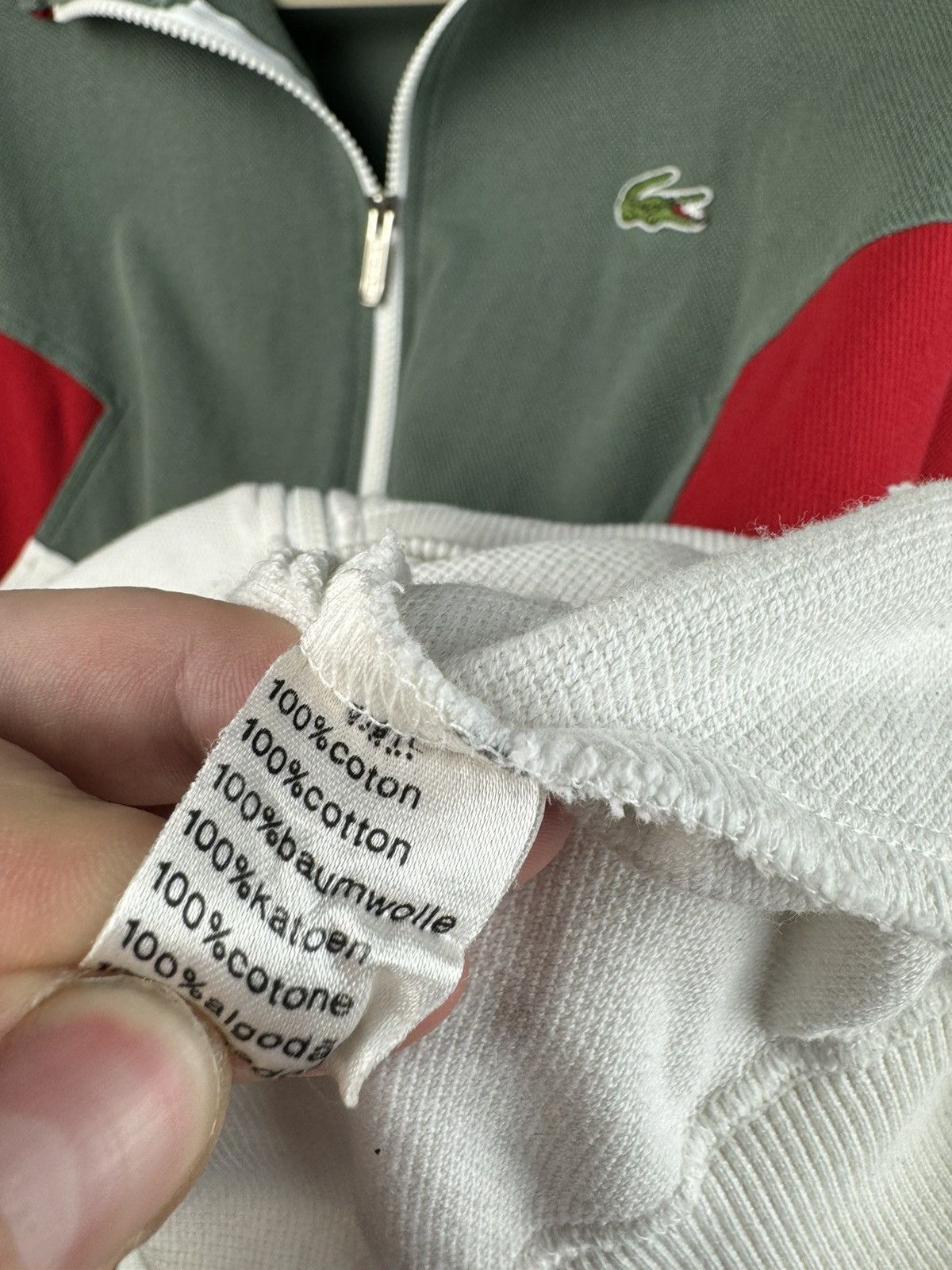 Lacoste Vintage Chemise Lacoste Olympic 90s Size L Size US L / EU 52-54 / 3 - 9 Thumbnail