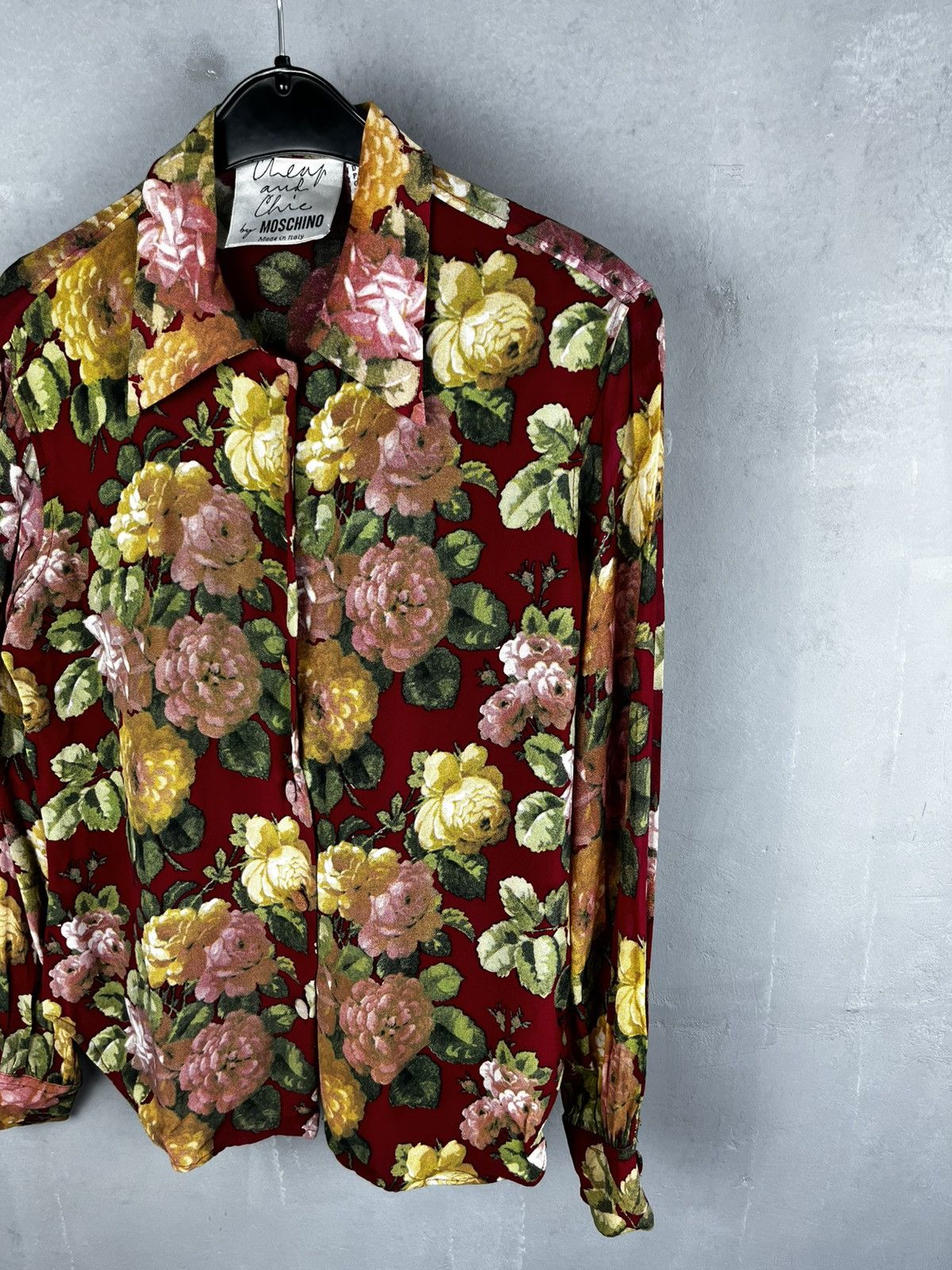 Moschino Moschino button shirt art vintage 90s Size M / US 6-8 / IT 42-44 - 4 Thumbnail