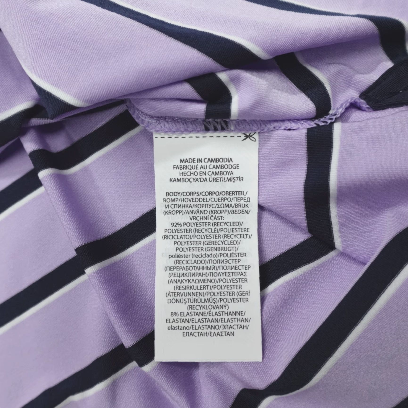 RLX Ralph Lauren RLX Ralph Lauren Performance Golf Striped Polo Shirt Men L Purple MOISTURE WICKING Lightweight Breathable Sleeve Short Collared Shirt Polo Size US L / EU 52-54 / 3 - 4 Thumbnail