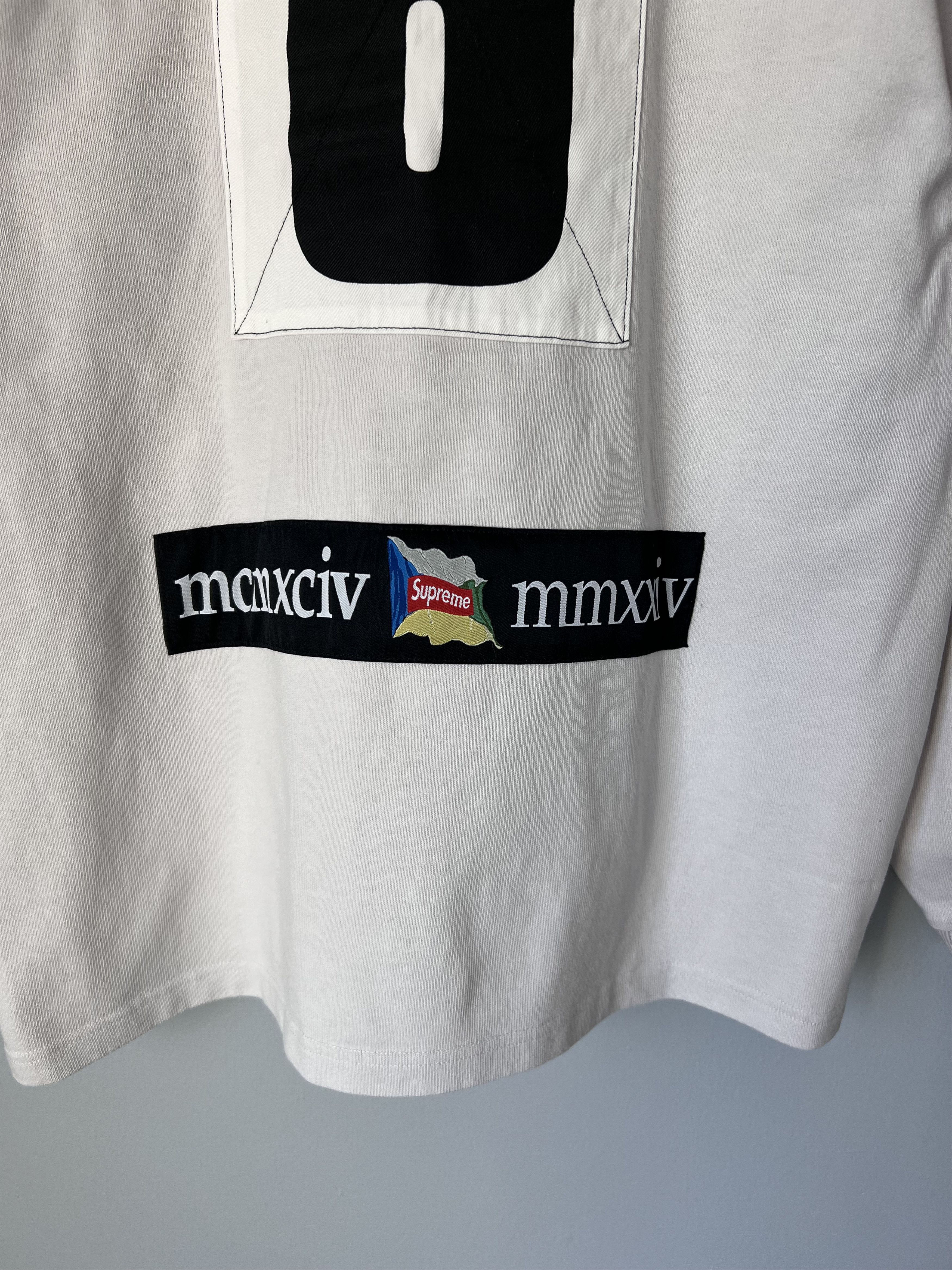 Supreme Supreme Chest Stripe Rugby in Stone Size US L / EU 52-54 / 3 - 9 Thumbnail