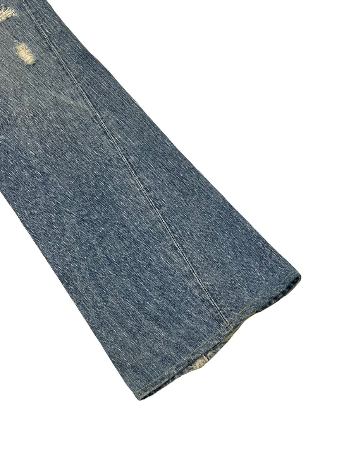 Japanese Brand Flare Jeans True Religion USA Distress Boot Cut 8🟦2 Size US 30 / EU 46 - 4 Thumbnail