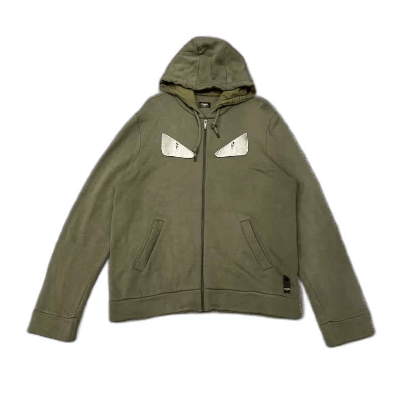 Fendi Fendi Green Monster Zip Hoodie Jacket-yf Size US L / EU 52-54 / 3 - 1 Thumbnail