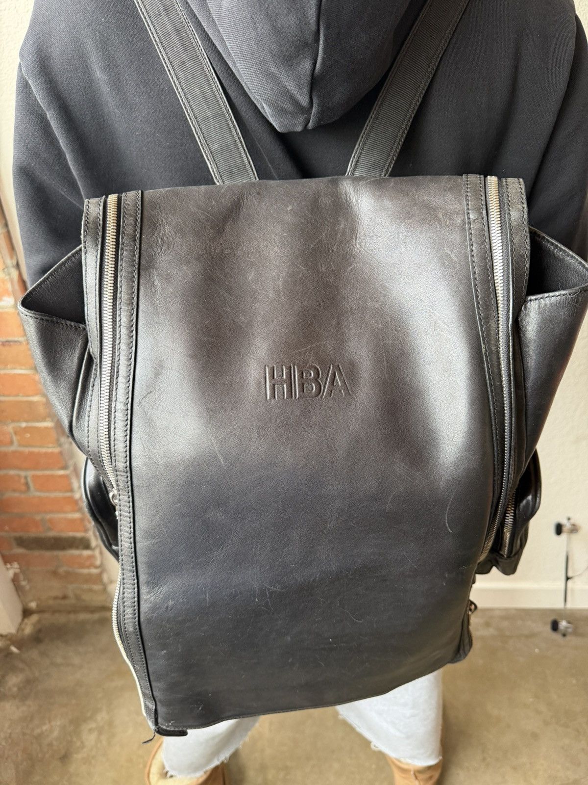 Hood By Air Hood By Air Leather Parachute Bag Size ONE SIZE - 3 Thumbnail