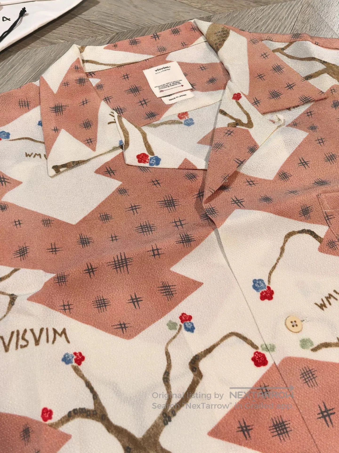 Visvim visvim silk hawaiian shirt with floral design. Size US S / EU 44-46 / 1 - 2 Thumbnail