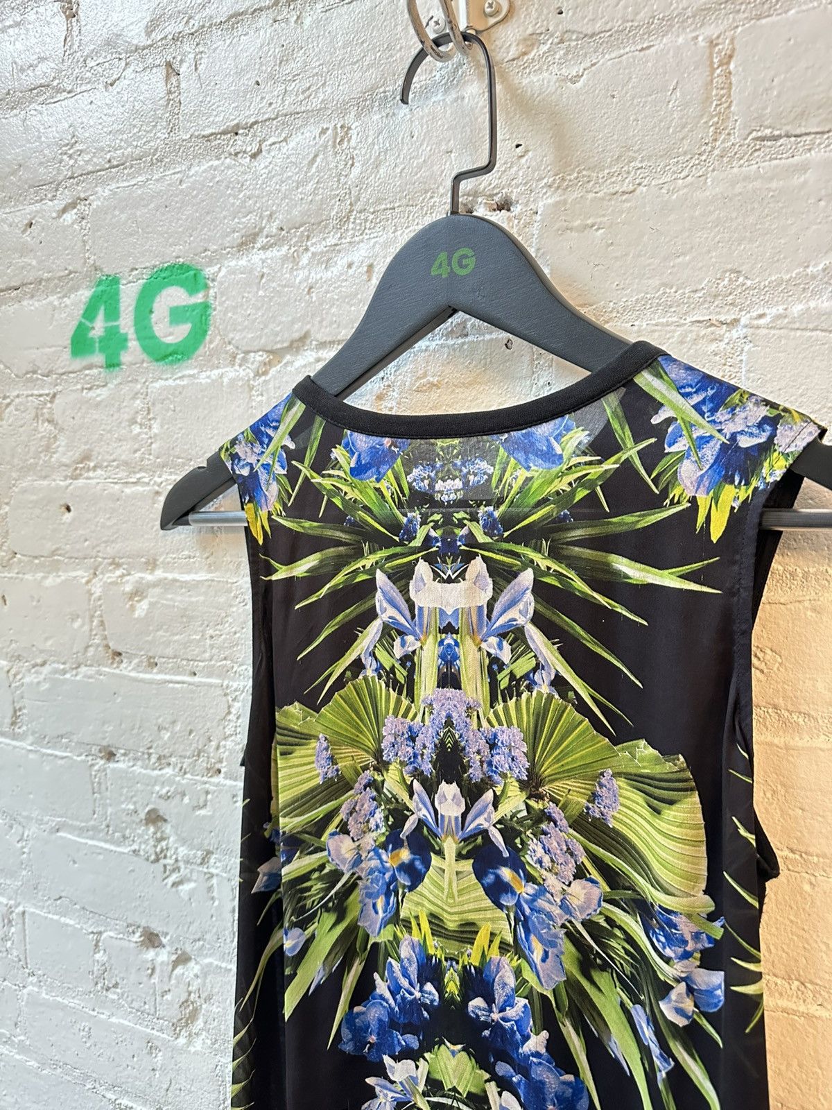 Givenchy GIVENCHY FLORAL MESH TANK TOP Size S / US 4 / IT 40 - 2 Thumbnail