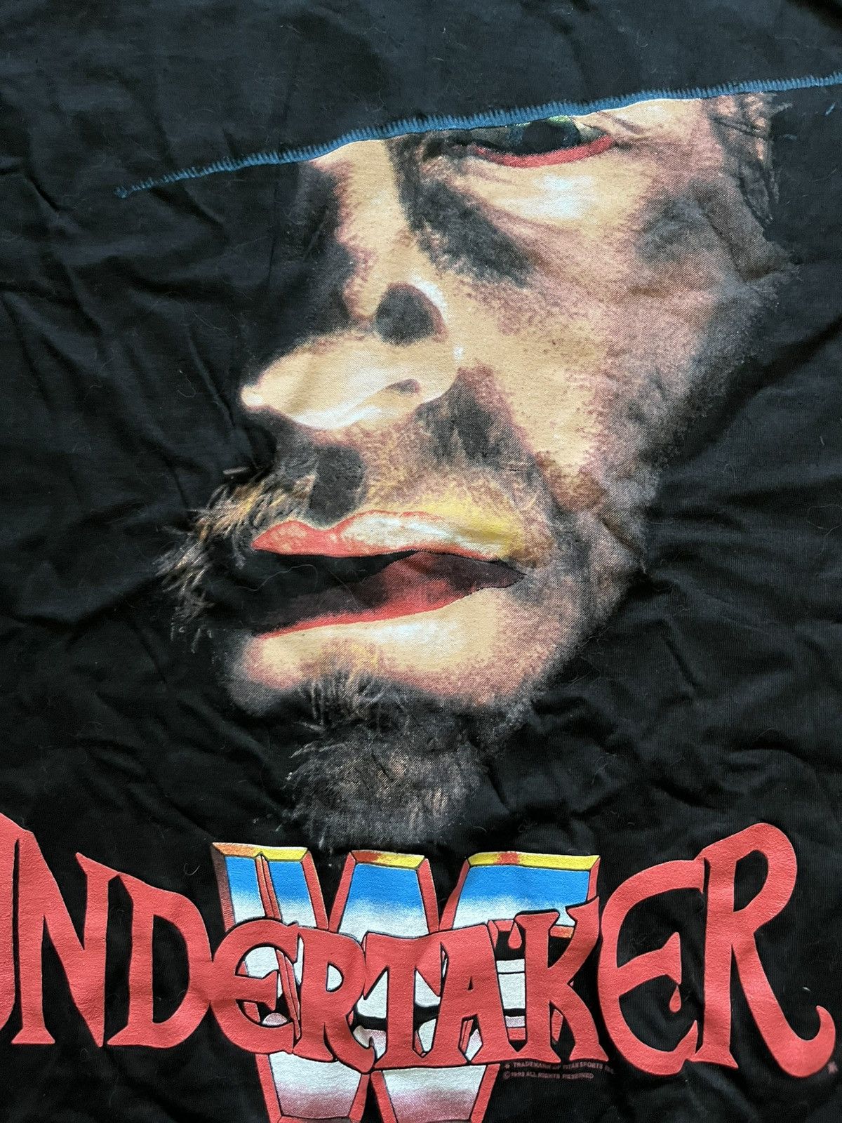 Vintage × WWE × WWF Vintage Undertaker Wrestling Shirt 90s M Titan Sports Size US M / EU 48-50 / 2 - 3 Thumbnail