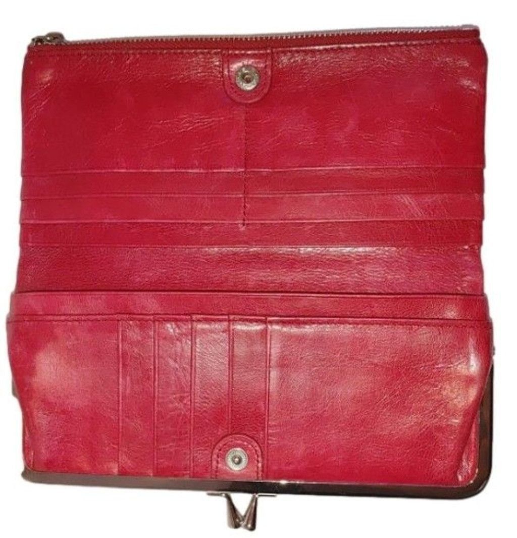 Hobo HOBO International Red Leather Wallet Clutch Size ONE SIZE - 1 Thumbnail